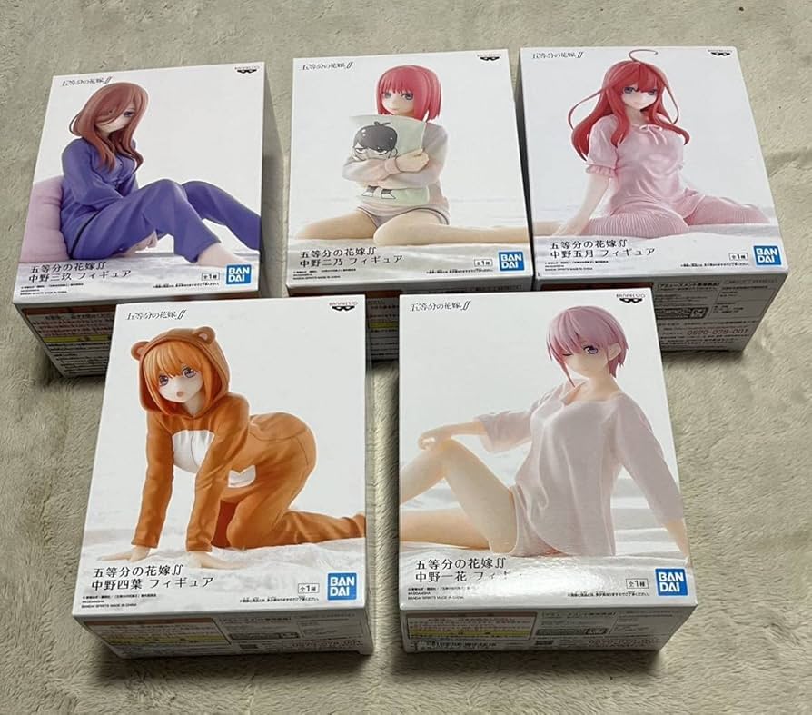 Amazon | 五等分の花嫁∬ フィギュア 中野一花 中野二乃 中野三玖 中野